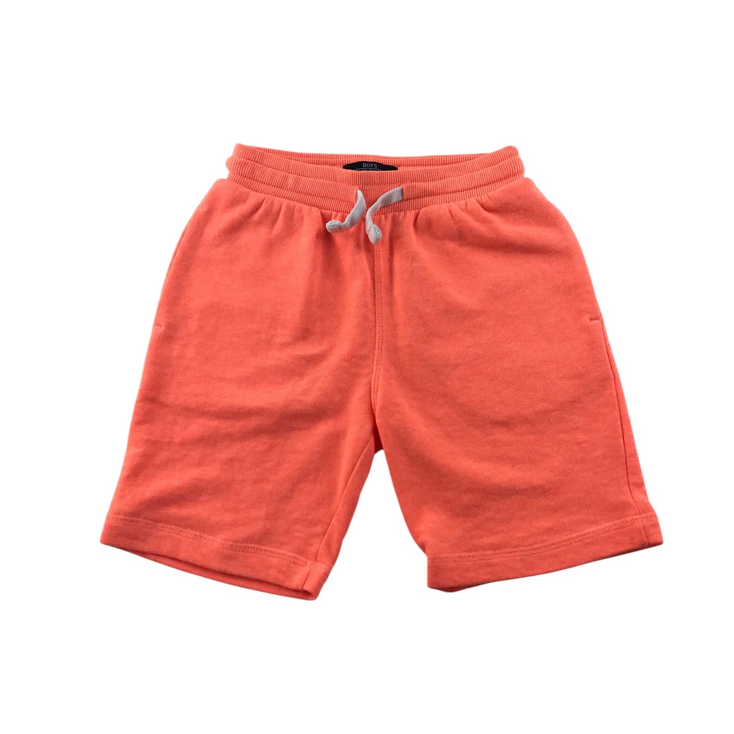 Matalan shorts 6-7 years orange plain with white draw strings