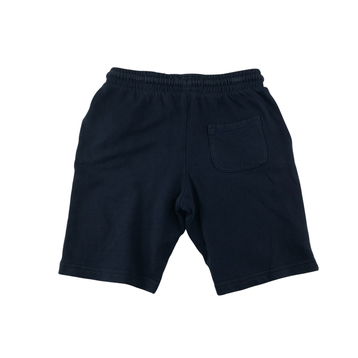 Debenhams shorts 7-8 years navy plain with white draw strings jersey cotton