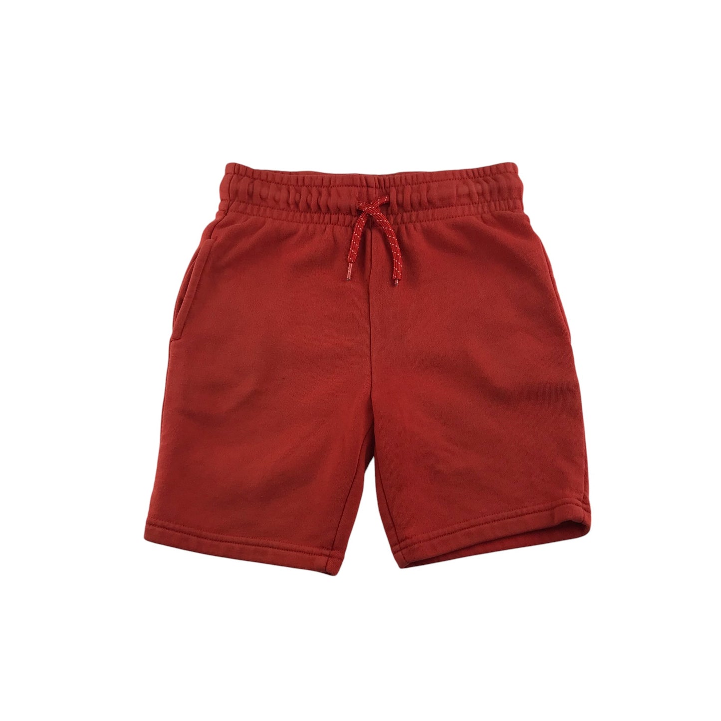 Primark shorts 7-8 years red plain jersey