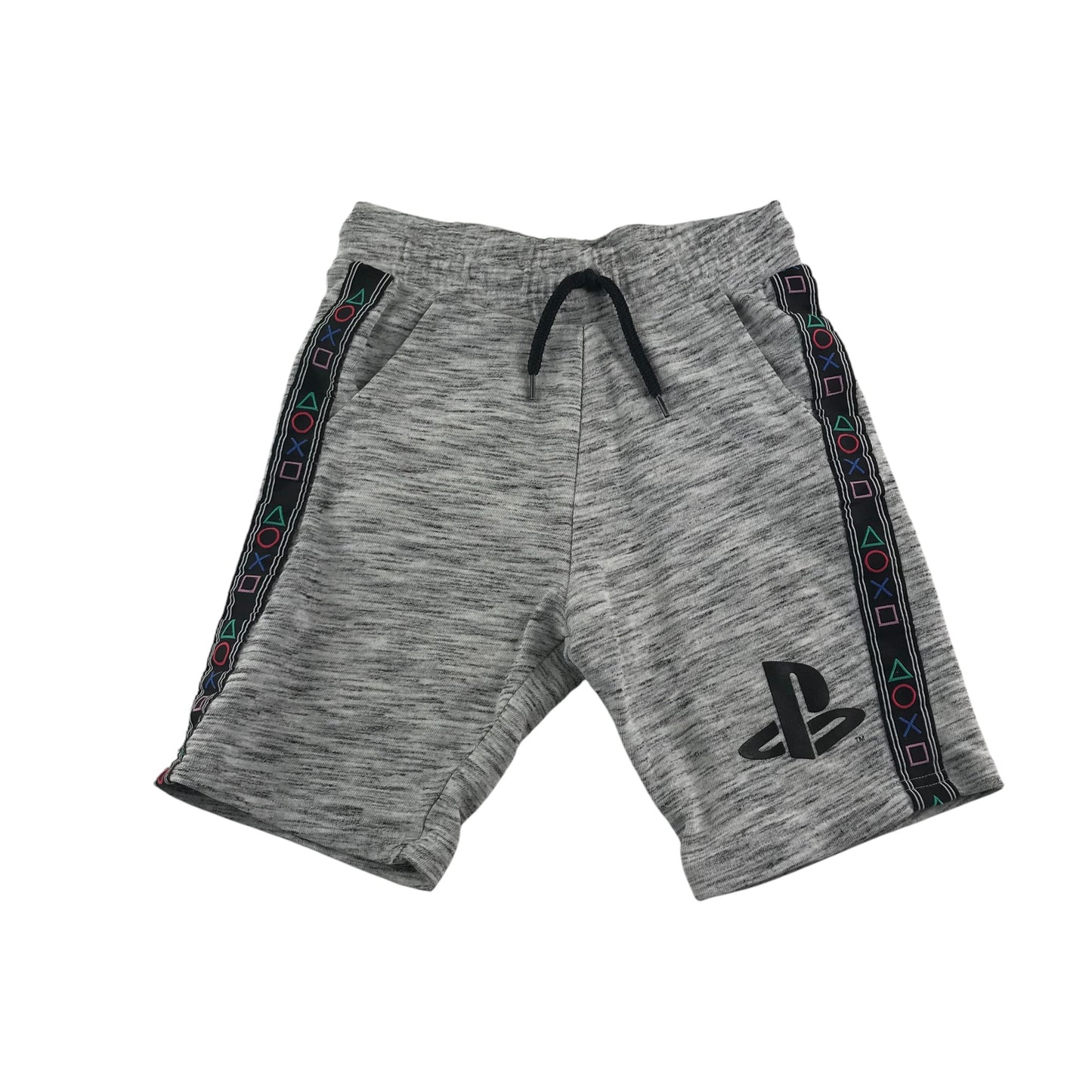 F&F shorts 7-8 years grey PlayStation jersey material