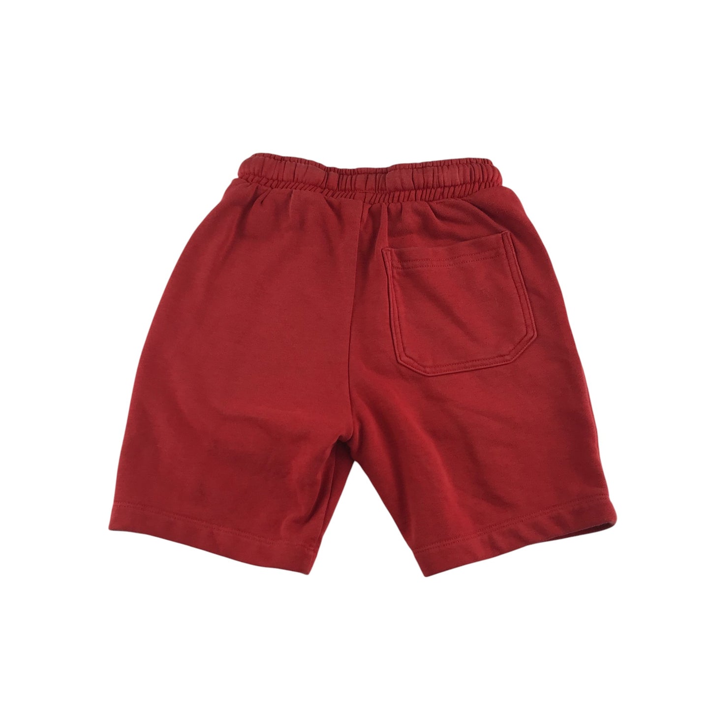 Next shorts 6-7 years red plain with white draw strings jersey material