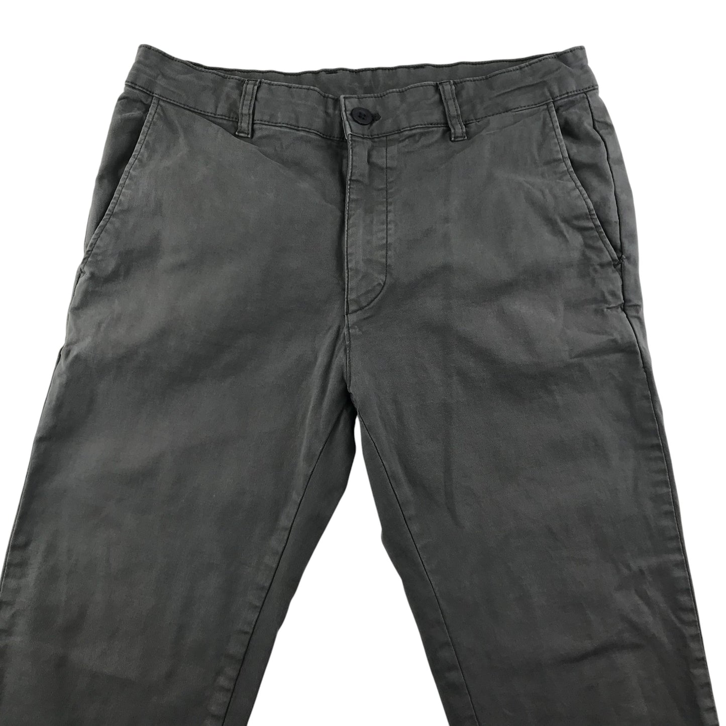 Zara trousers women's size EUR 42 grey plain regular fit