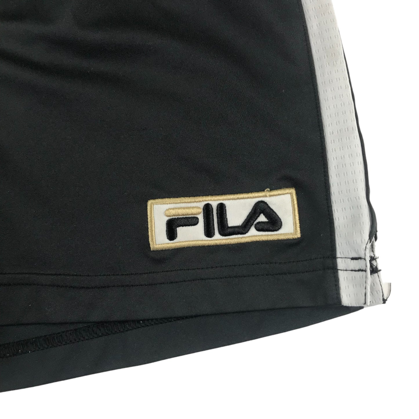 Fila Notts County FC Football Shorts Age 6 Black Elasticated Waistband