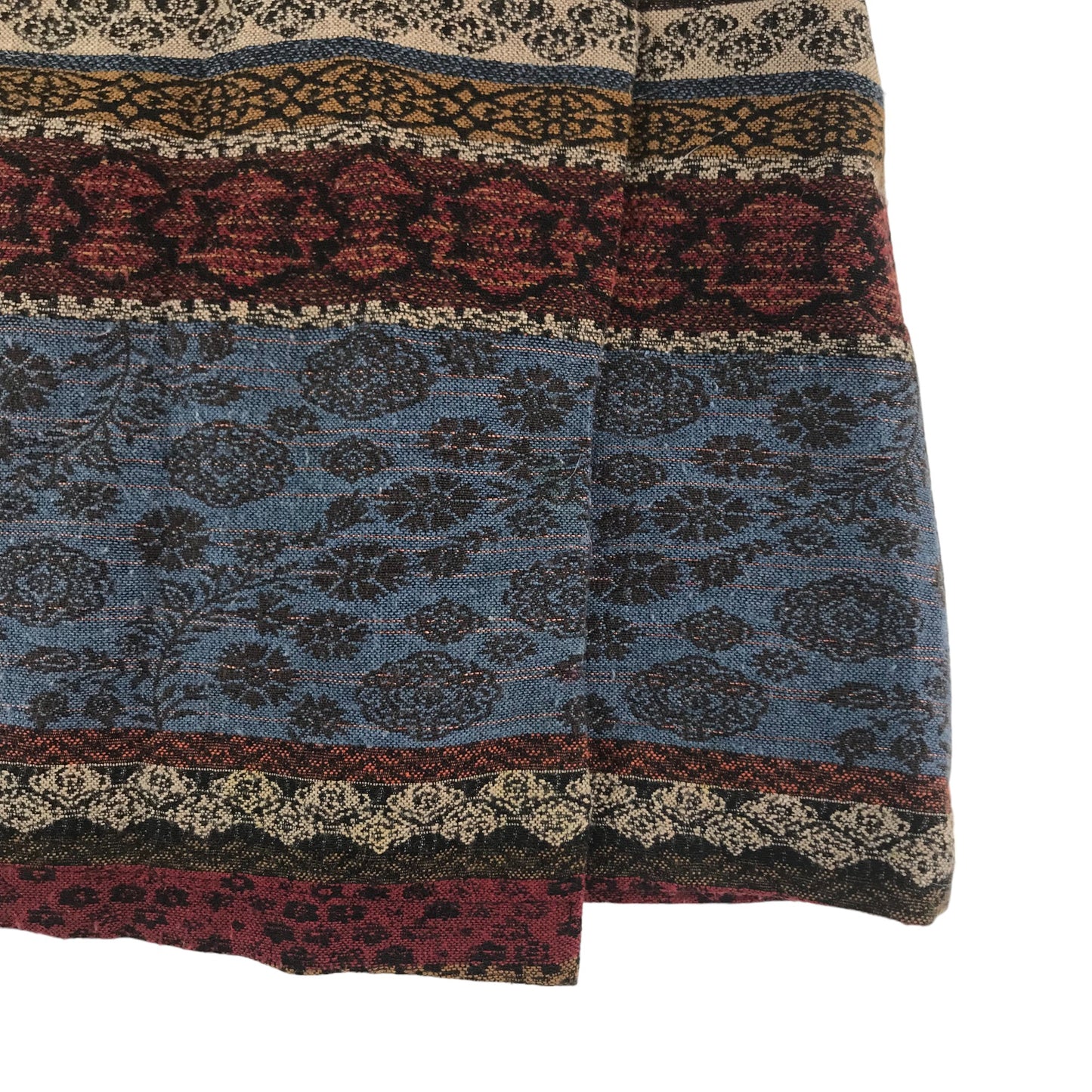 Zara Skirt Age 5-6 Brown and burgundy Knit Pattern