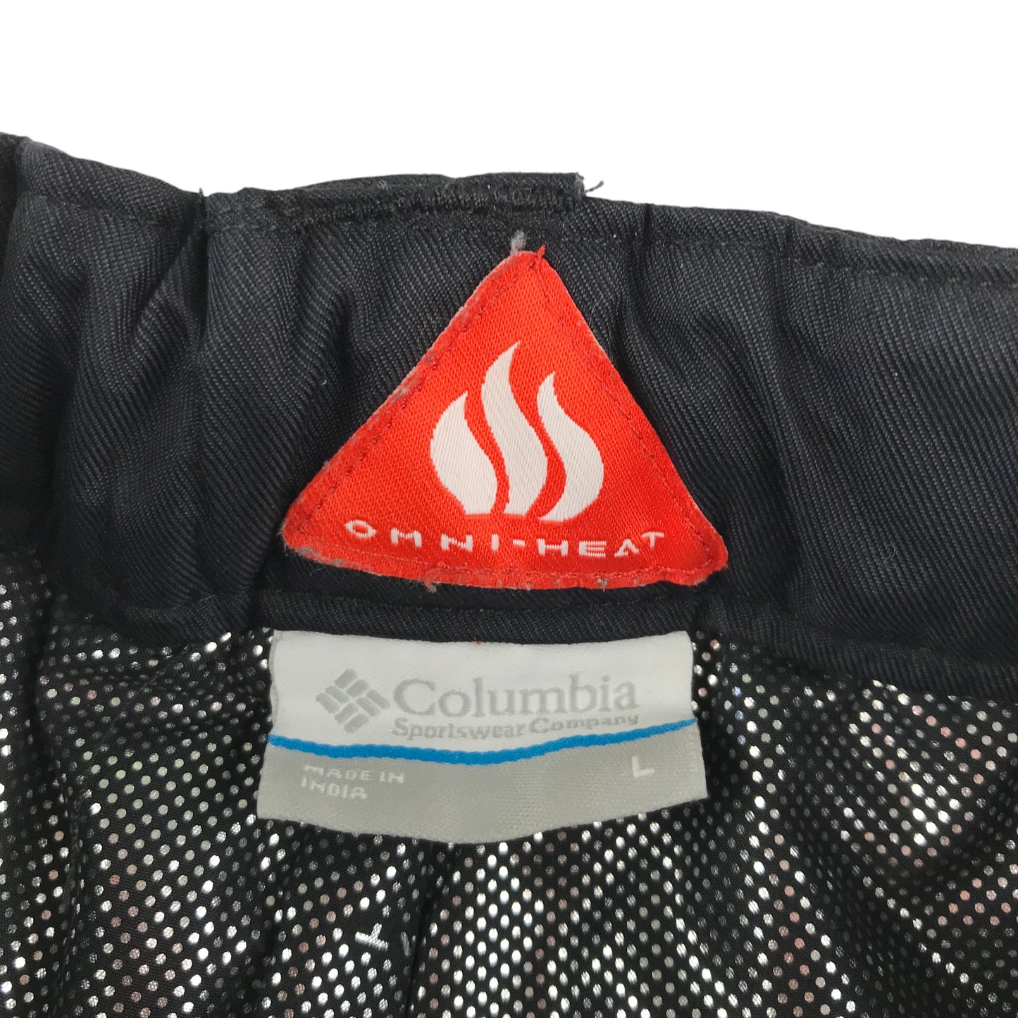 Columbia Snow Trousers men's large black waterproof omni-heat