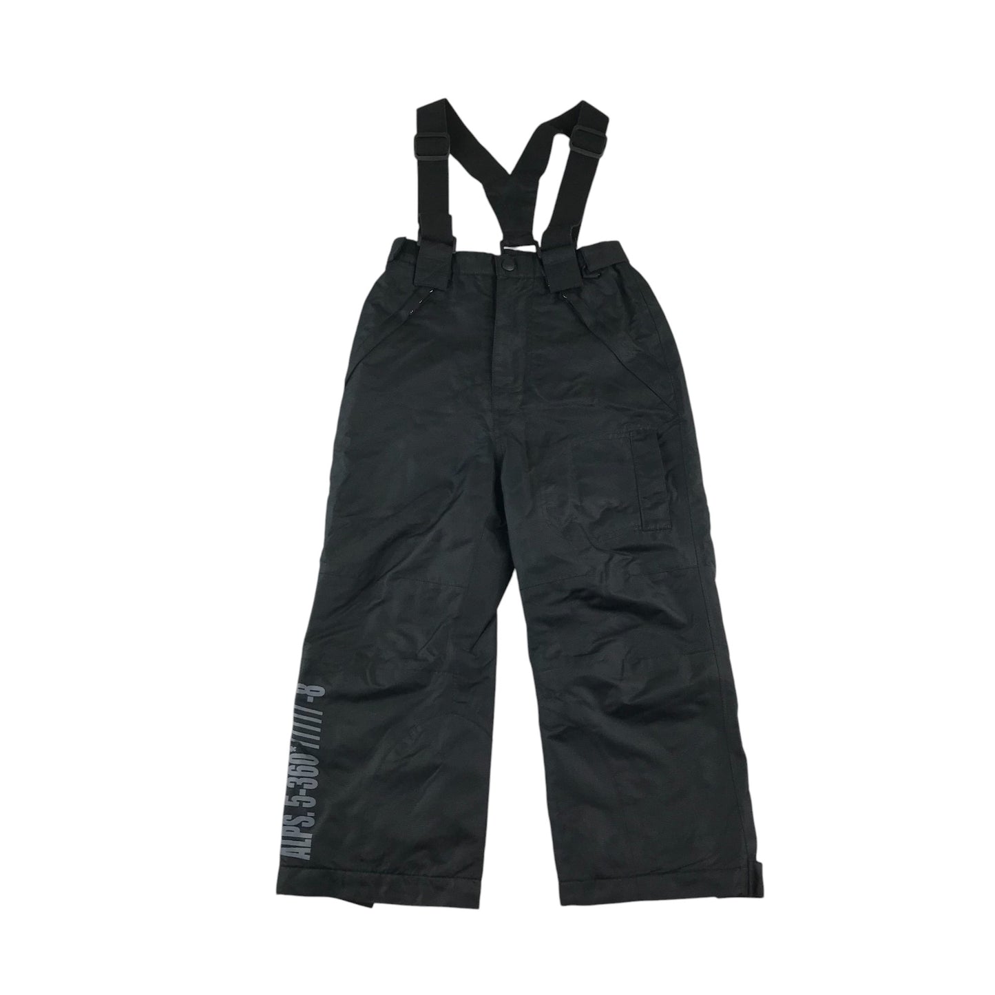 Matalan Salopettes 6-7 years black waterproof taped seams