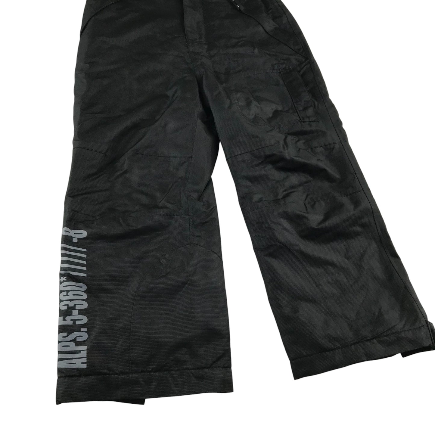 Matalan Salopettes 6-7 years black waterproof taped seams