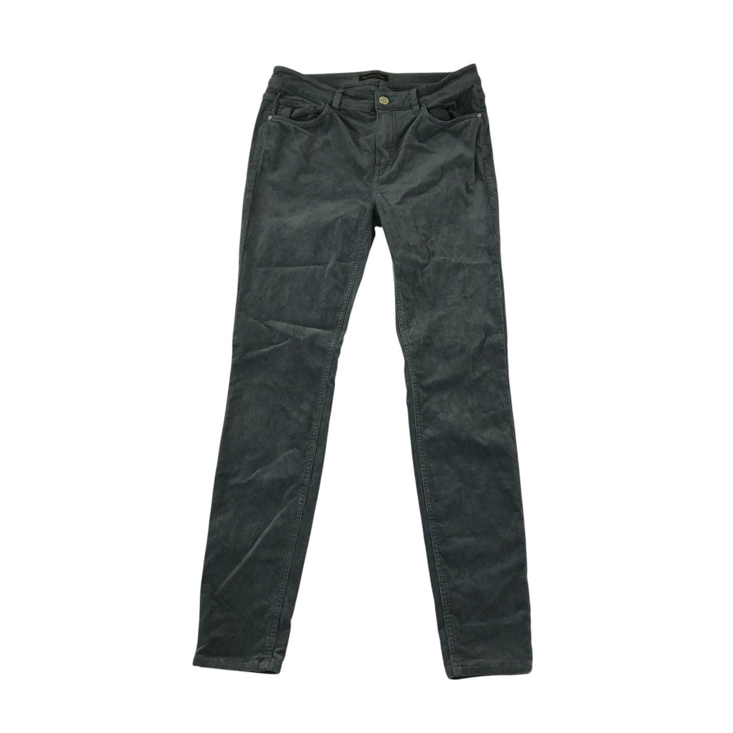 Massimo Dutti trouser women's size EUR38 grey corduroy