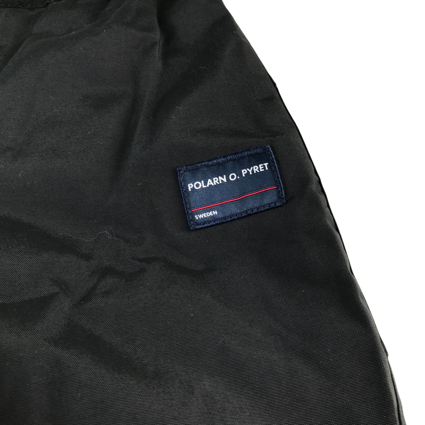 Polarn O Pyret Salopettes 5-6 years black with braces warm fleece lining