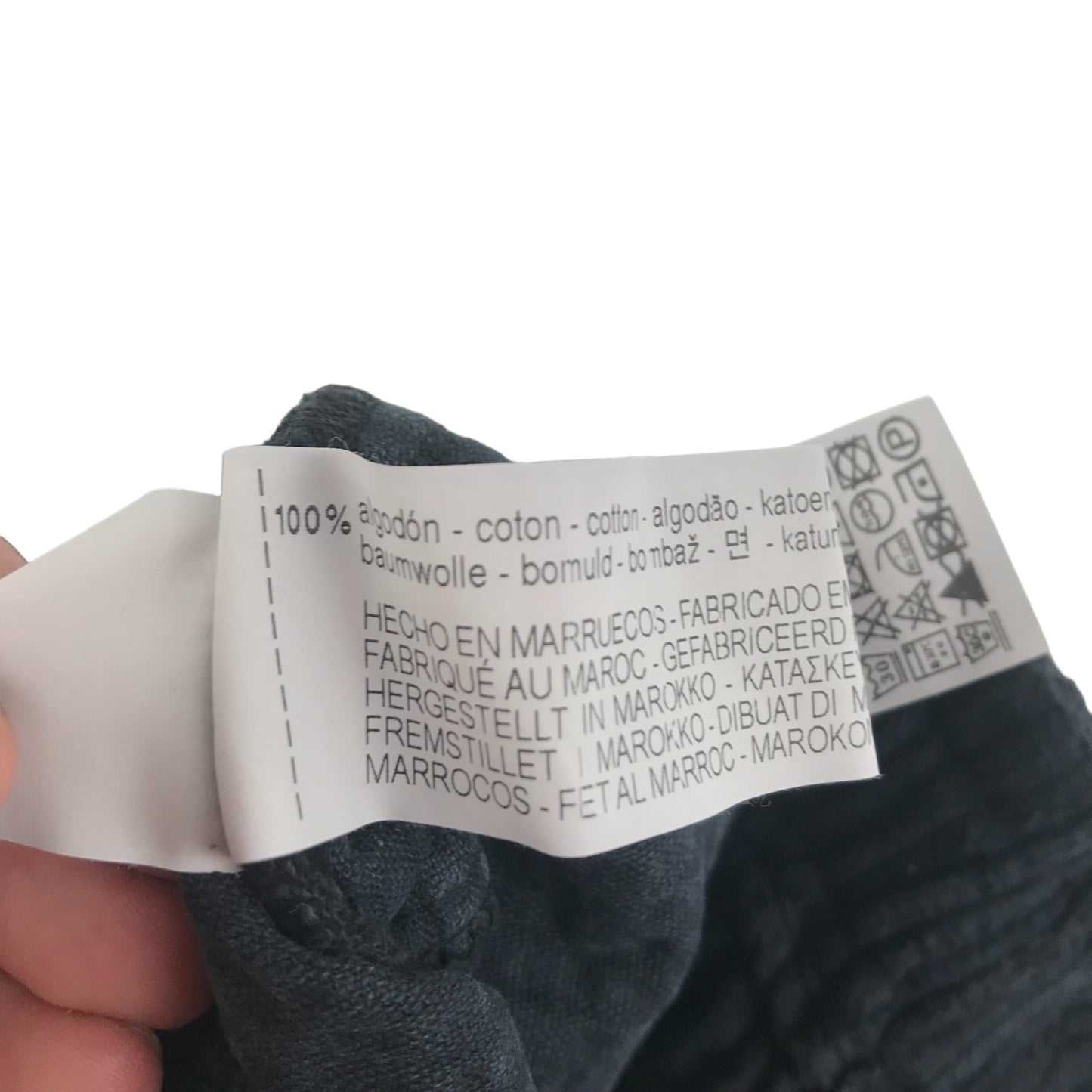 Zara Shorts Age 6-7 Black Corduroy Style Flared Cotton