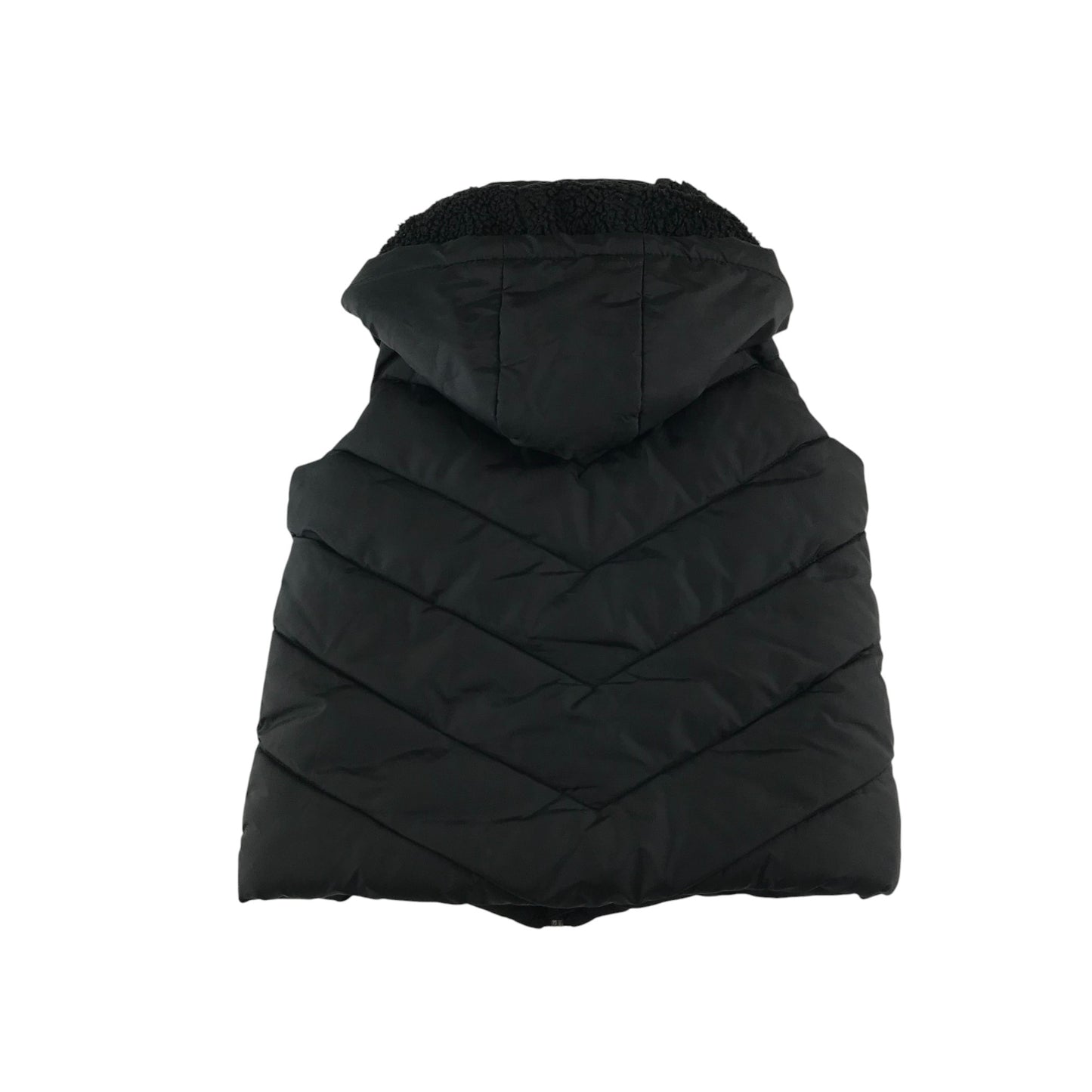 Matalan Gilet 5-6 years black fluffy warm lining