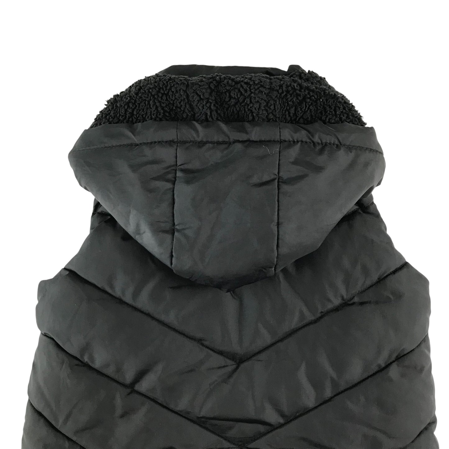 Matalan Gilet 5-6 years black fluffy warm lining