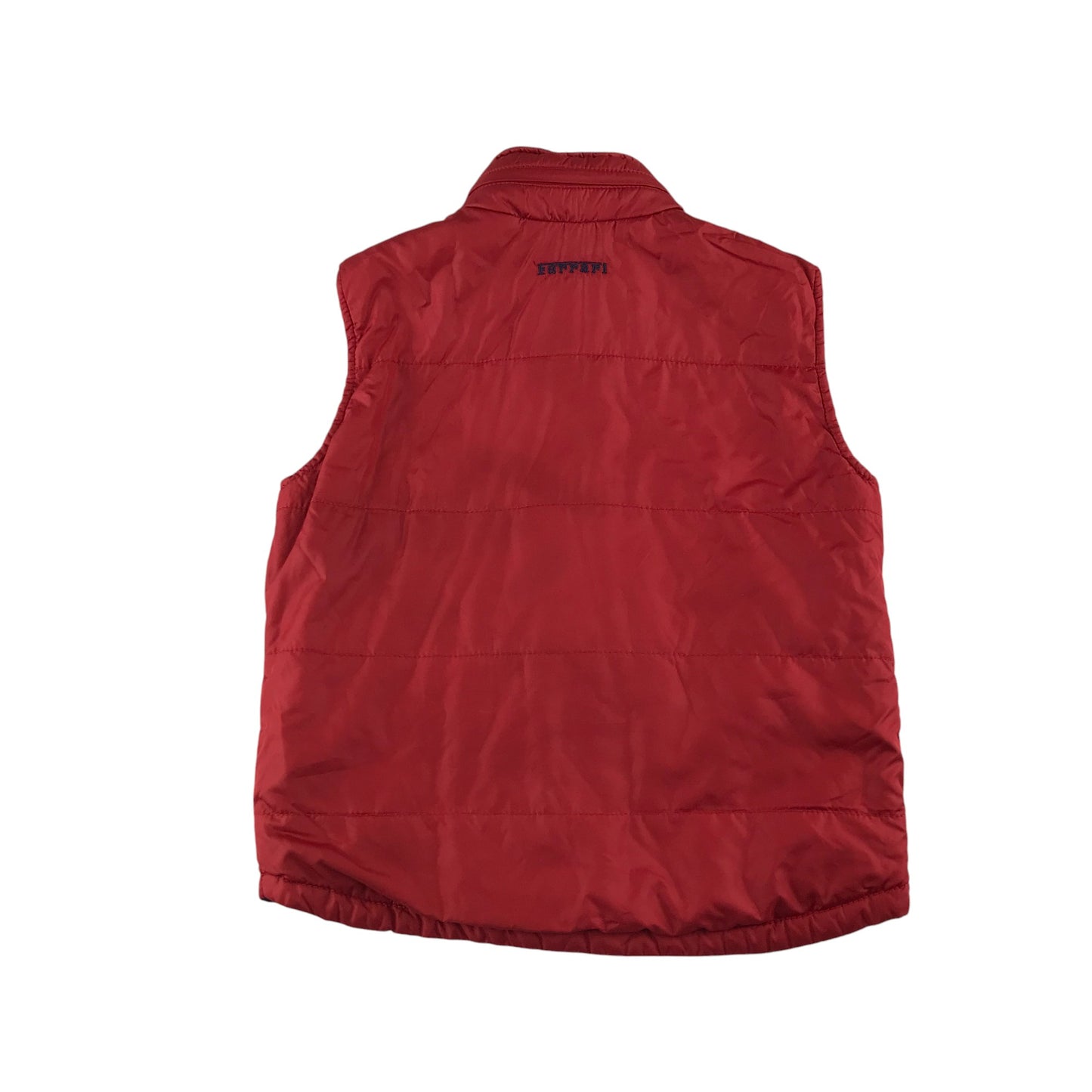 Ferrari Gilet 7-8 years red with black detailing and logo