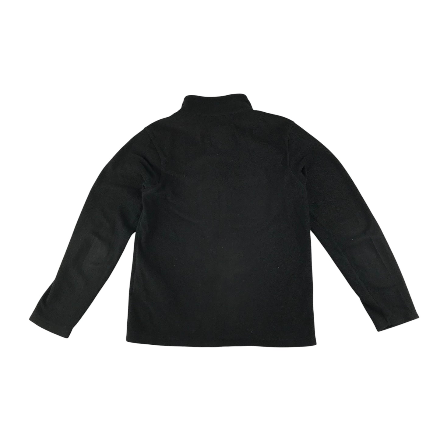 Regata fleece 13-14 years black plain with white logo