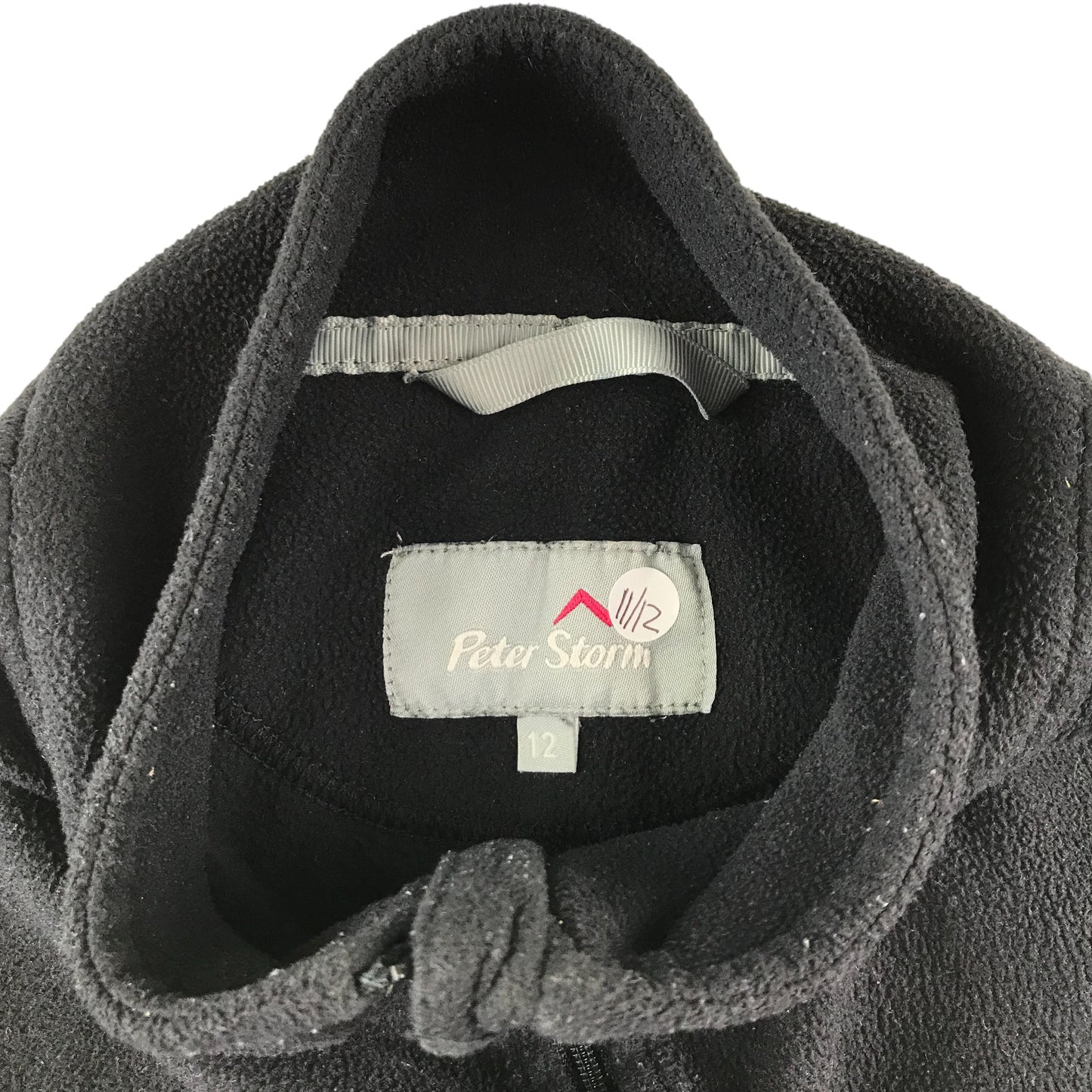 Peter Storm fleece 11-12 years black plain