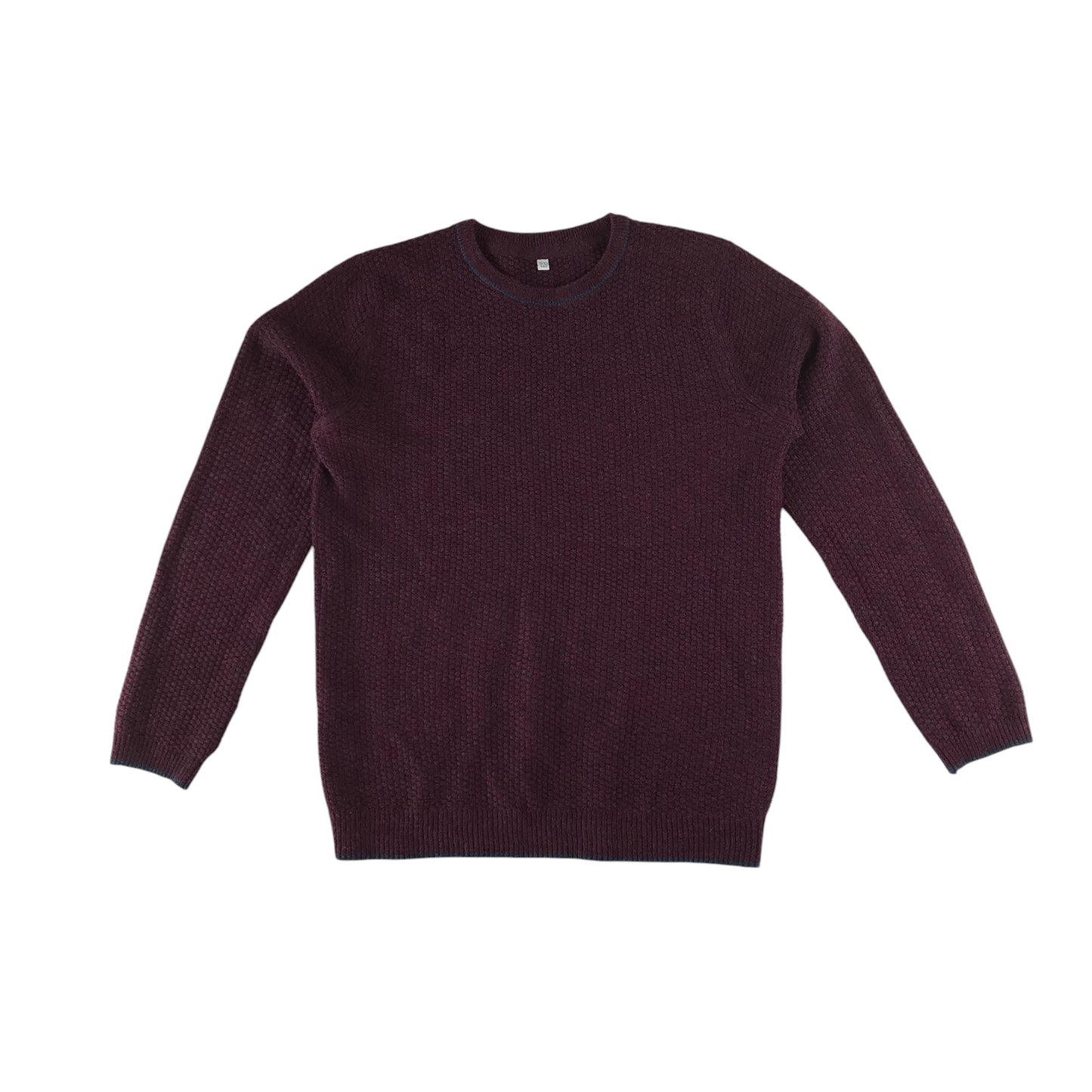 M&S Jumper 11-12 years burgundy crewneck pullover