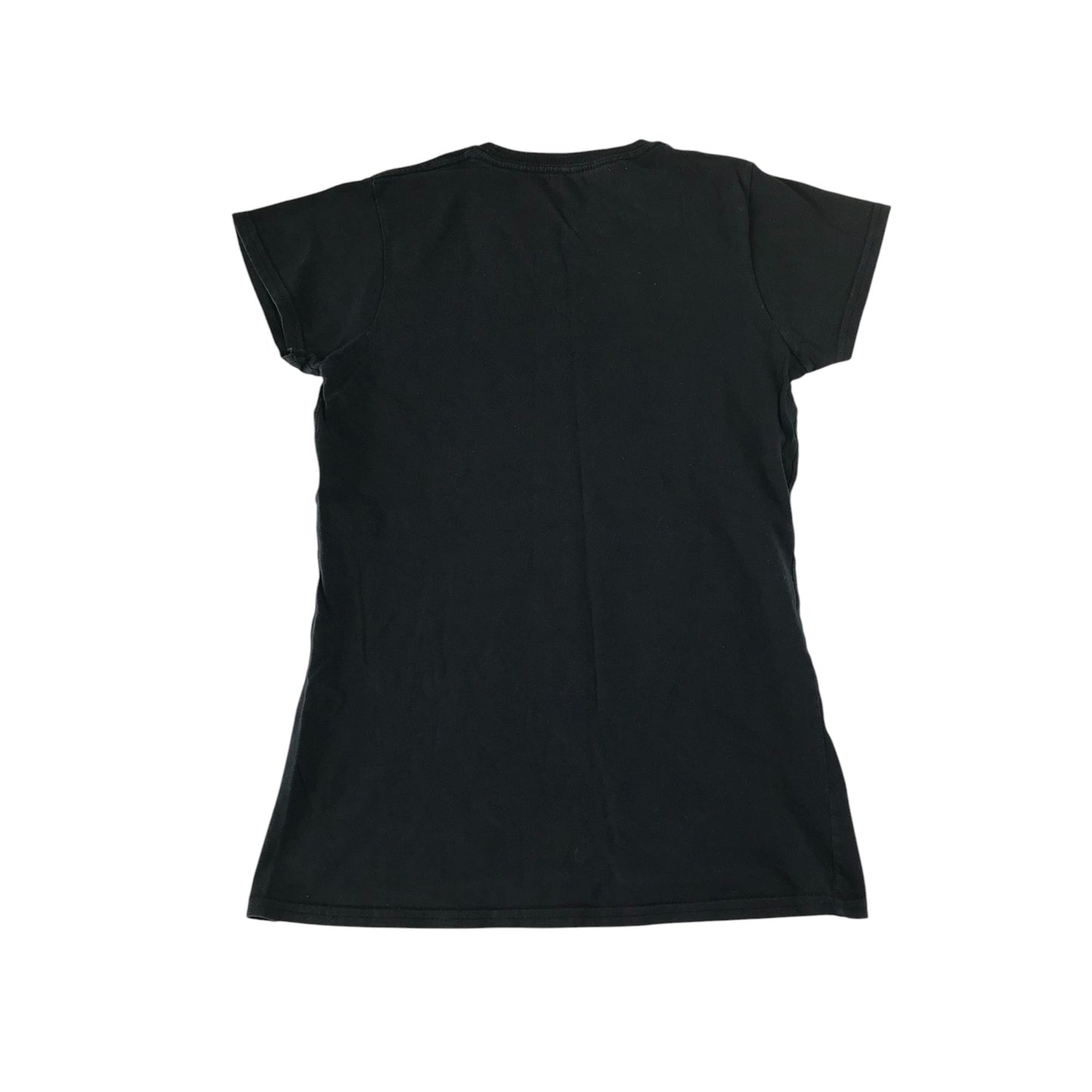 Primark t-shirt women's XS black with large Hogwarts graphic cotton