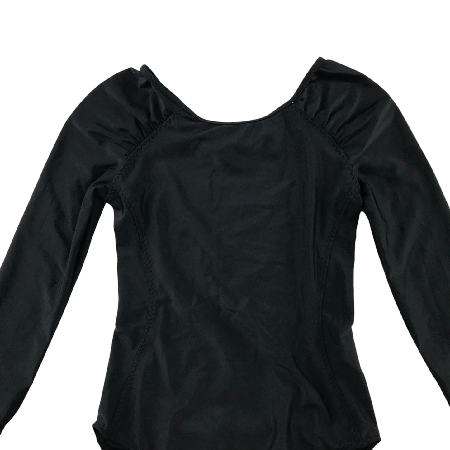 Decathlon Leotard years black long sleeve plain
