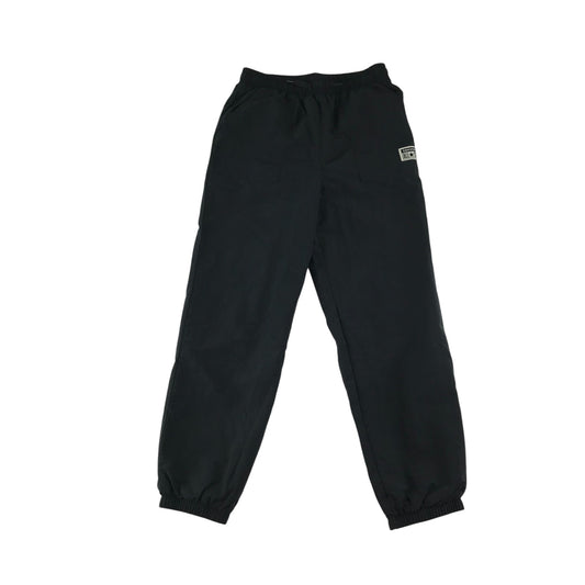 Converse trousers 10-11 years black plain with logo baggy fit tracksuit material