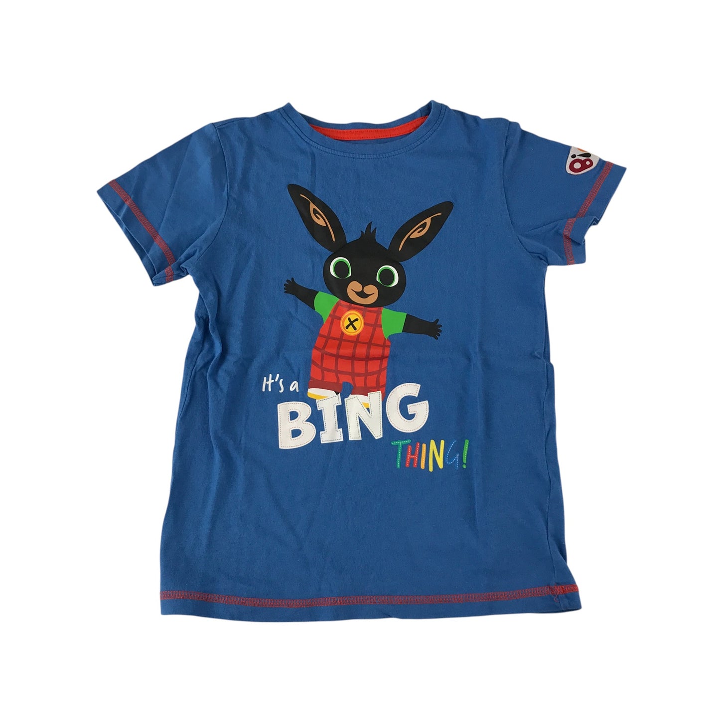 Character t-shirt 5-6 years blue Bing graphic print design cotton