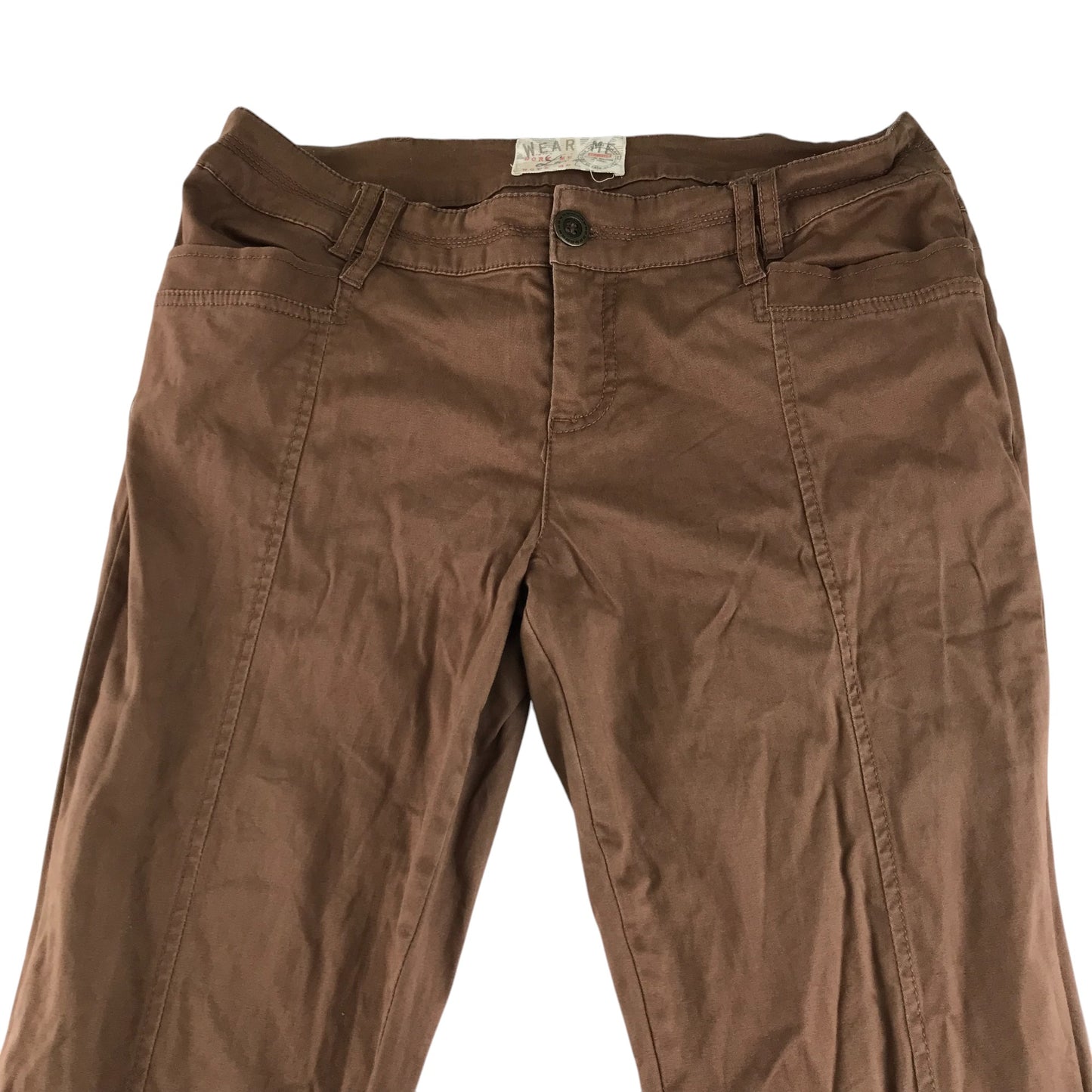 New Look trousers women's 12 light brown chino style