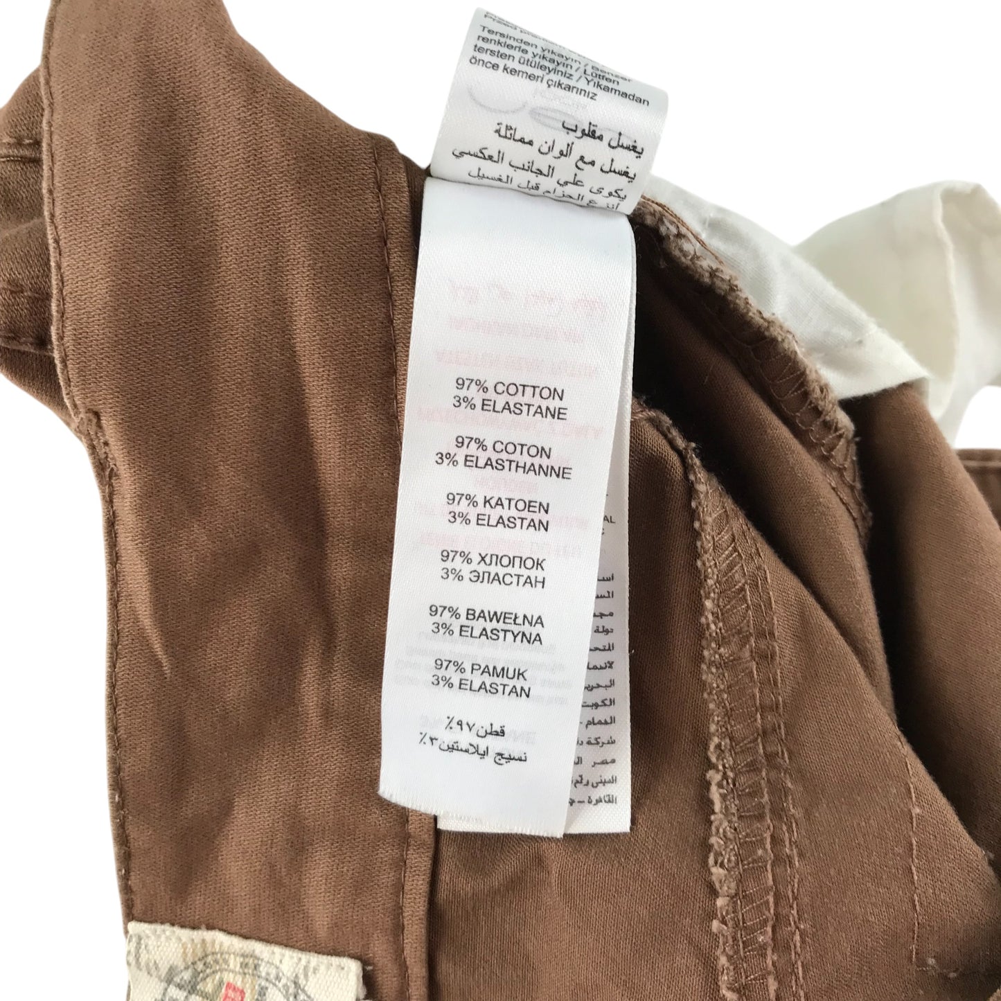 New Look trousers women's 12 light brown chino style