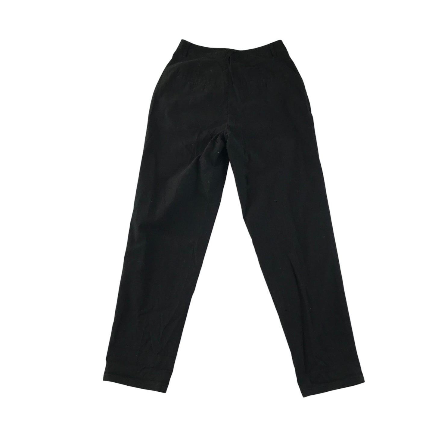 Asos trousers women's 8 black plain