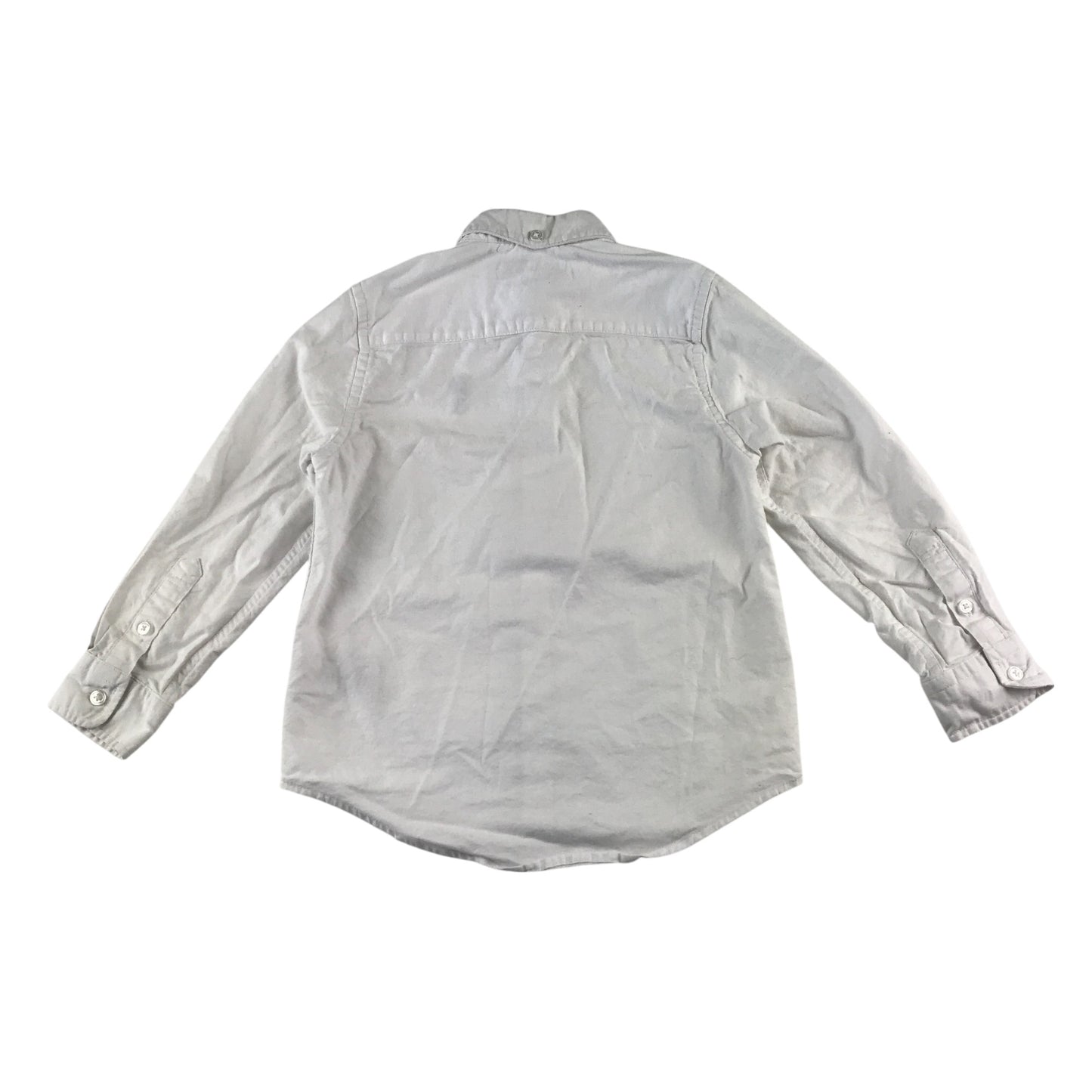 Next shirt 4-5 years white button up with logo