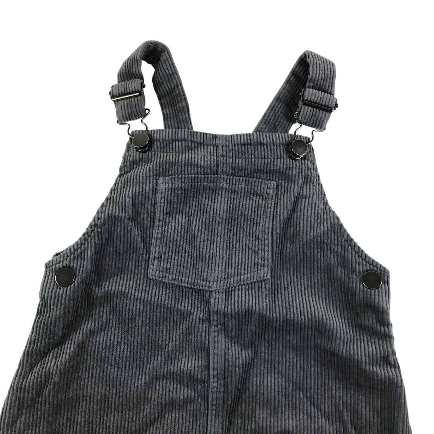 Nutmeg Dungaree Dress Age 5 Grey Corduroy Cotton