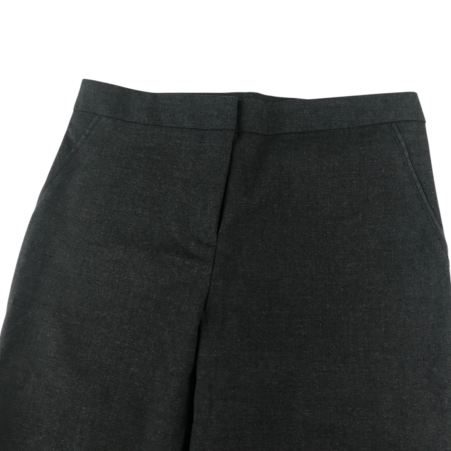 George girls school trouser bundle 12-13 years grey plain with fake pockets