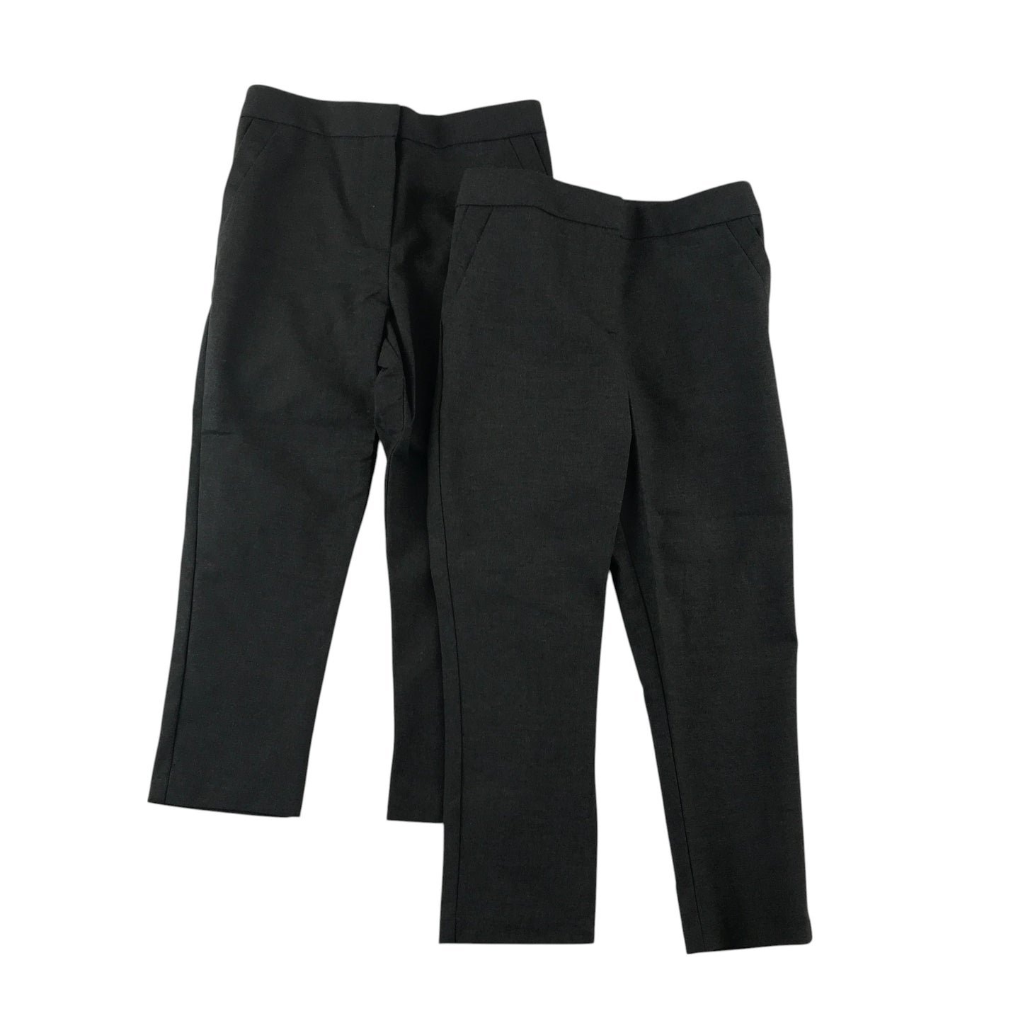 George girls school trouser bundle 3-4 years grey plain slim