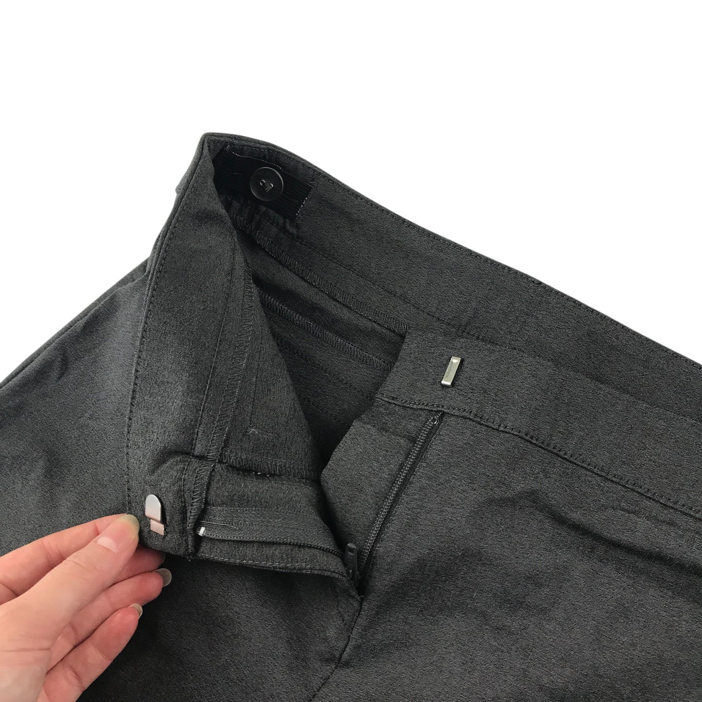 George girls school trouser bundle 12-13 years grey 2 different styles stretchy and dress trousers