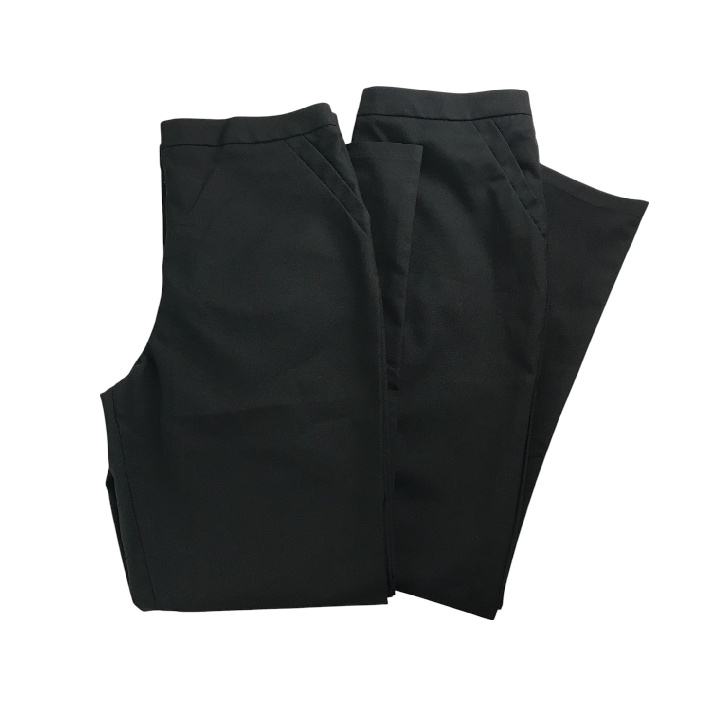 George girls school trouser bundle 12-13 years black slim leg dress trousers