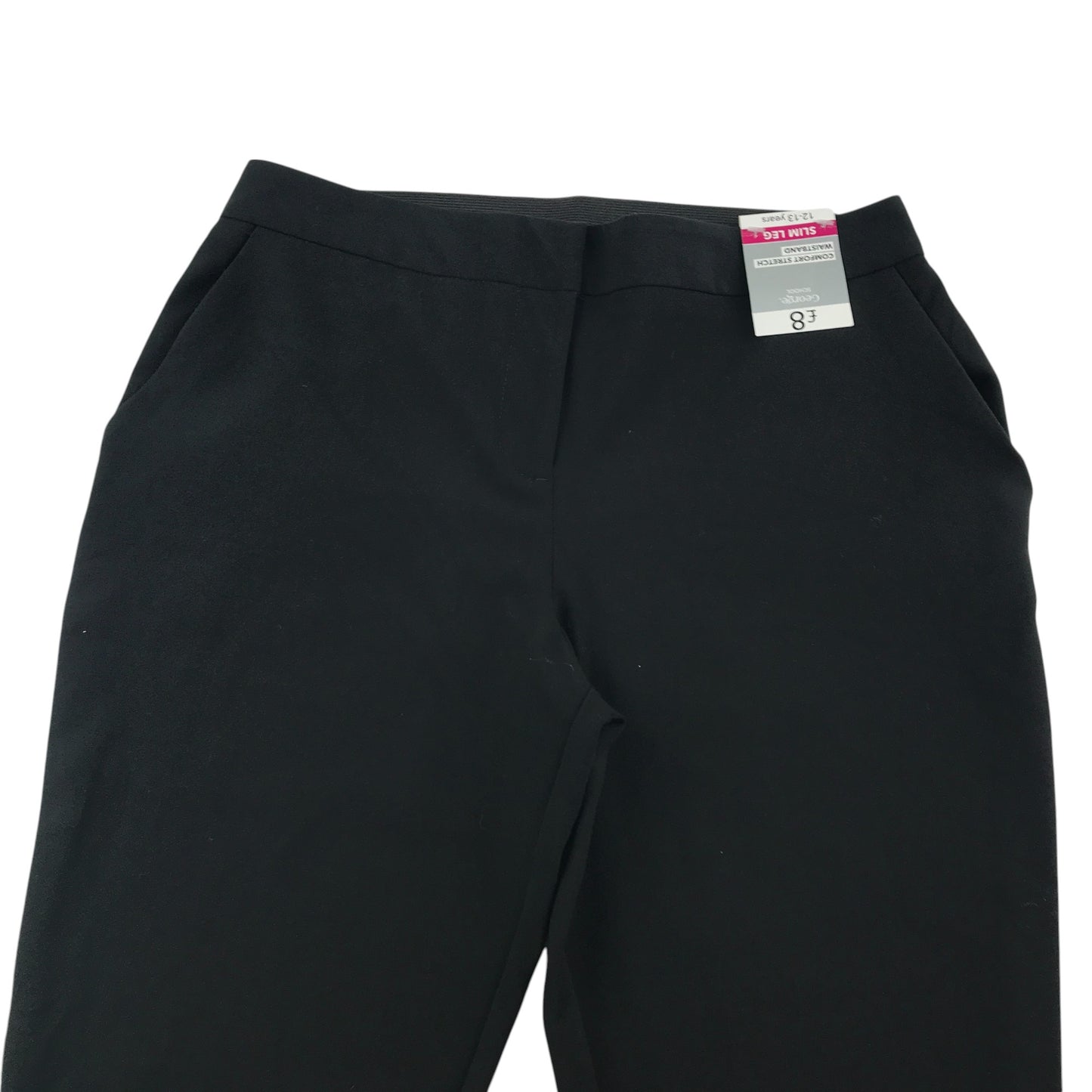 George girls school trouser bundle 12-13 black 2 different styles