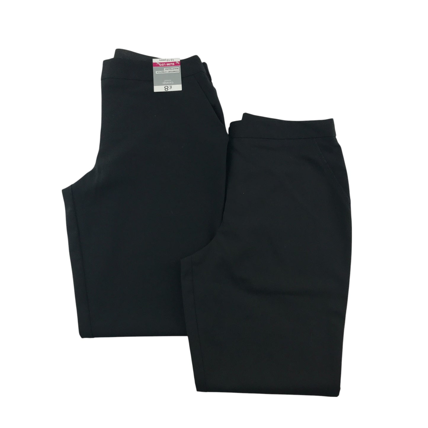George girls school trouser bundle 12-13 black 2 different styles
