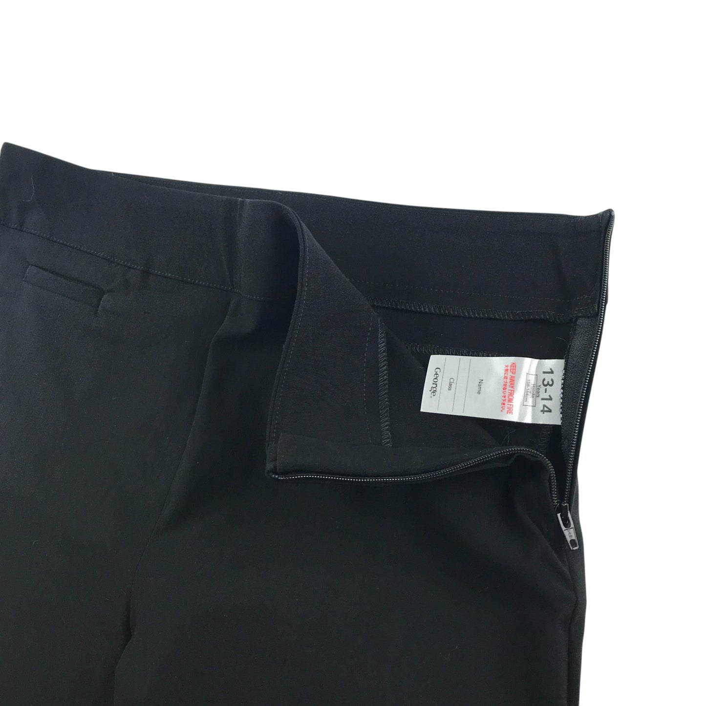 George girls school trouser bundle 13-14 years black plain 2 different styles