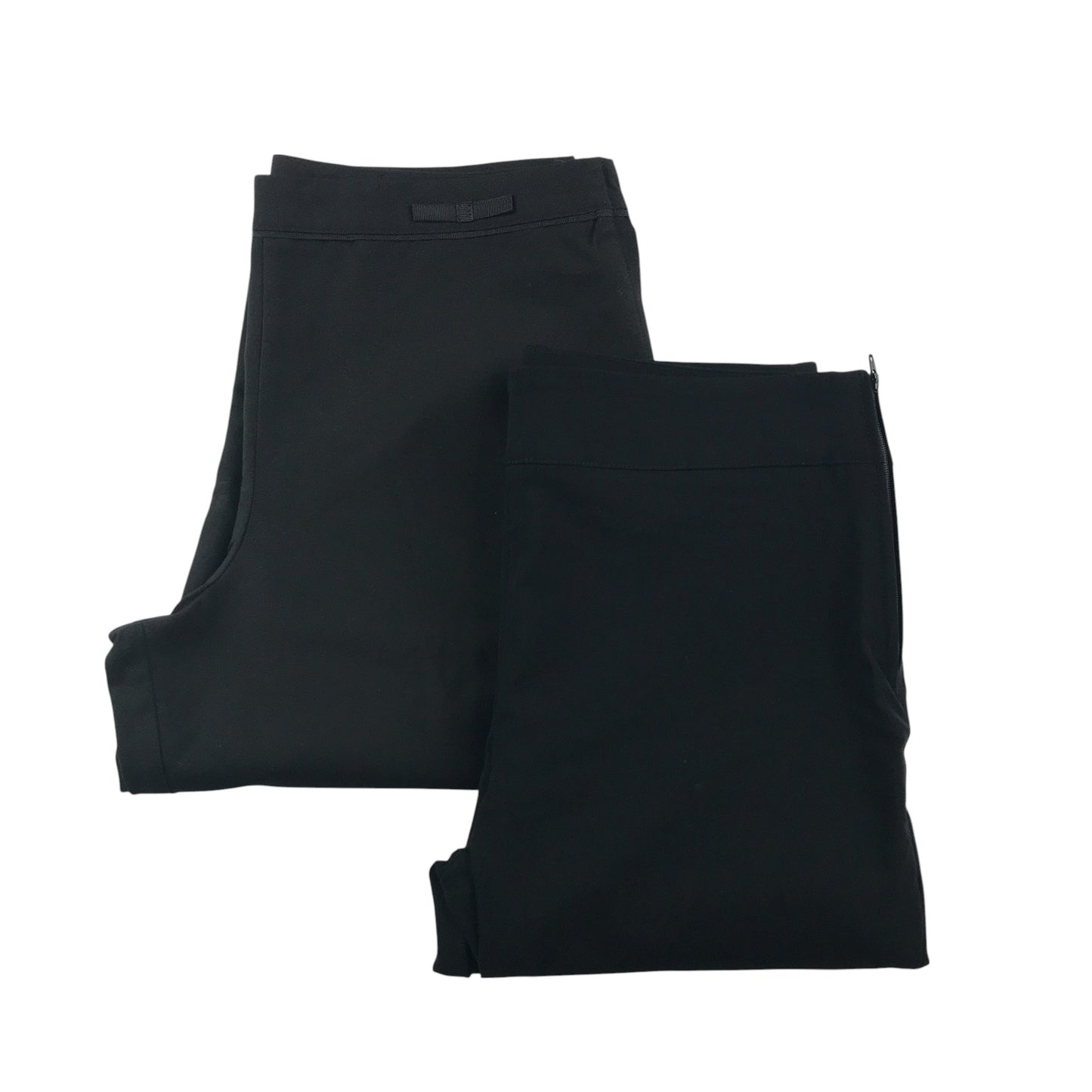 George girls school trouser bundle 13-14 years black plain 2 different styles