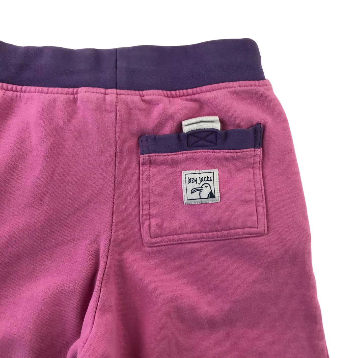 Lazy Jacks Shorts Age 7 Pink Casual Jersey Cotton