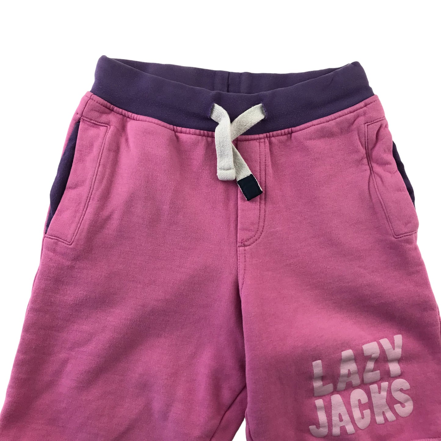 Lazy Jacks Shorts Age 7 Pink Casual Jersey Cotton