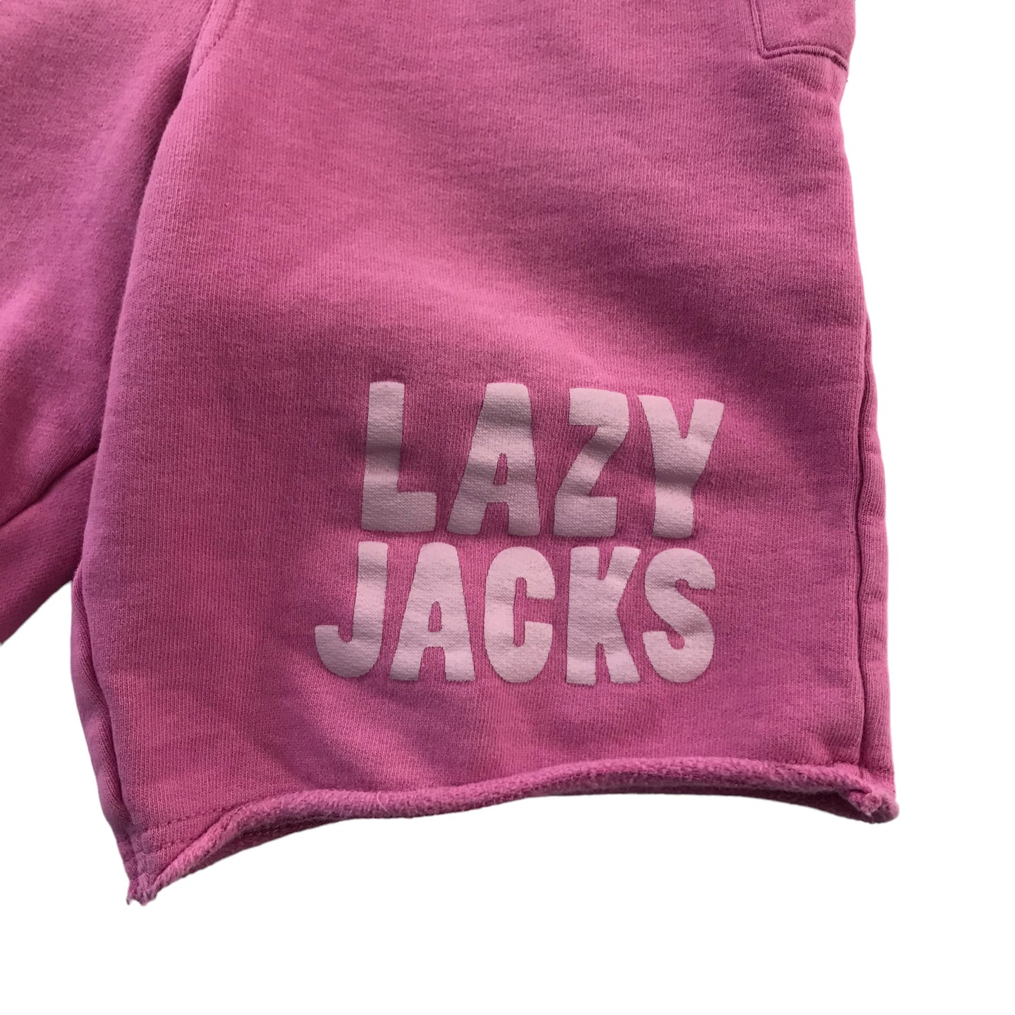 Lazy Jacks Shorts Age 7 Pink Casual Jersey Cotton