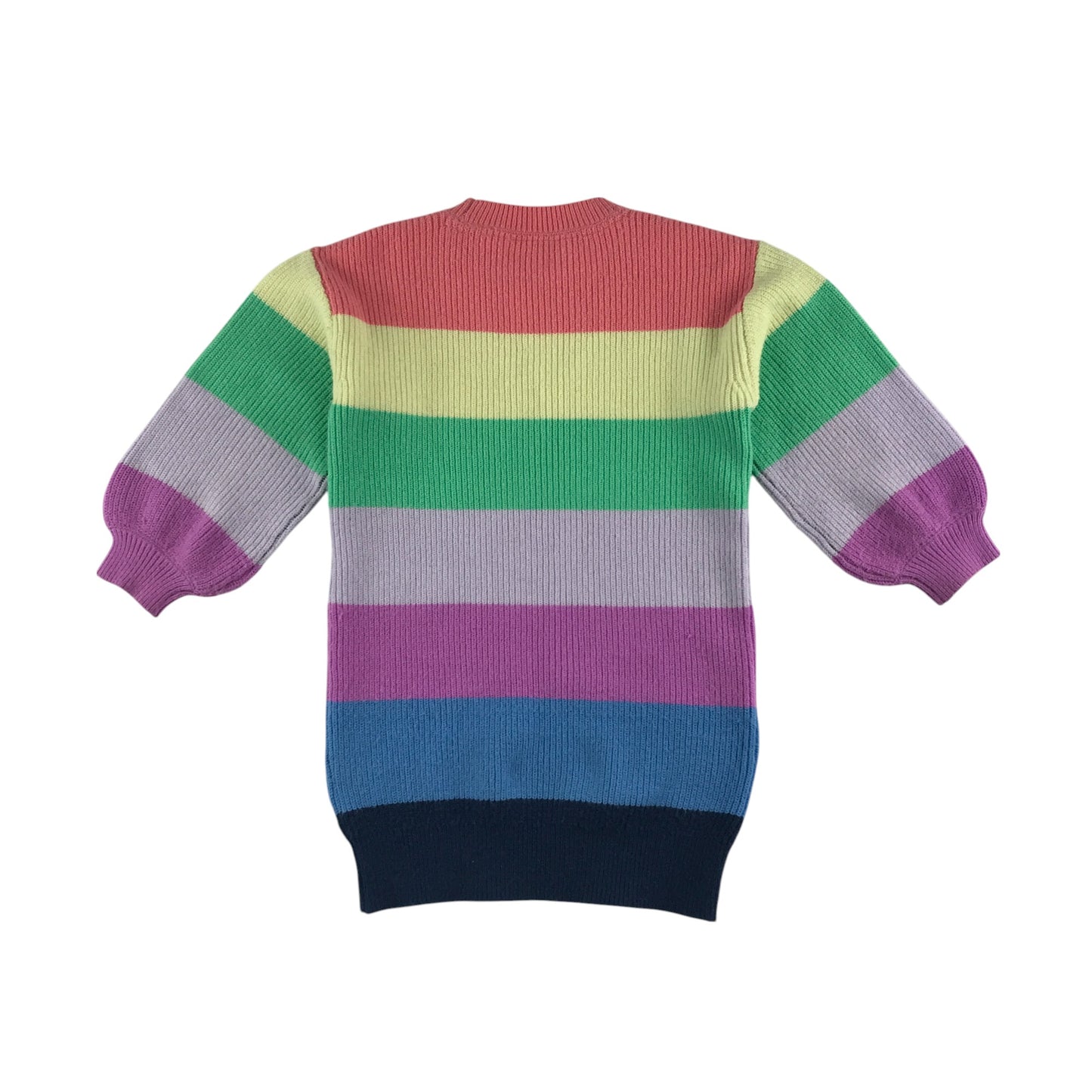 M&S jumper 4-5 years multicoloured bright stripy crewneck
