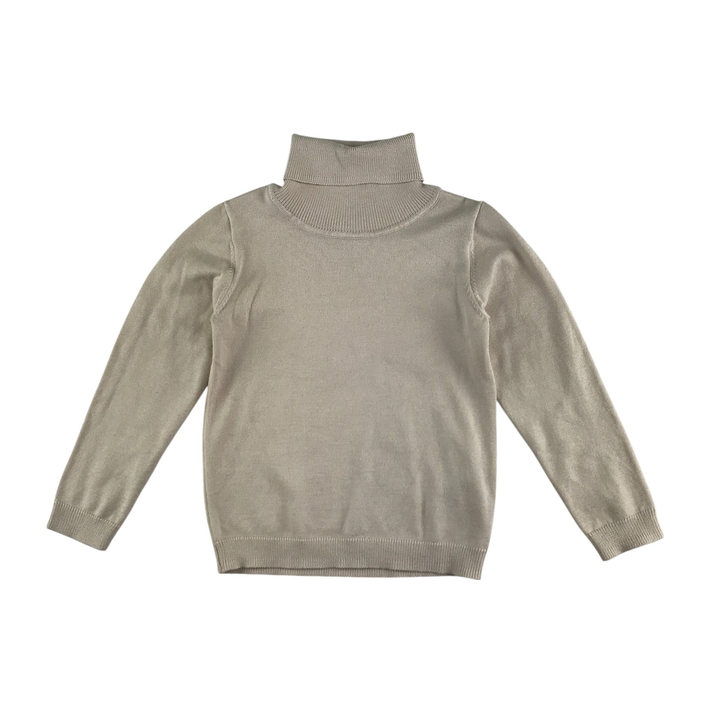 Primark jumper 4-5 years sand plain turtle-neck long sleeve