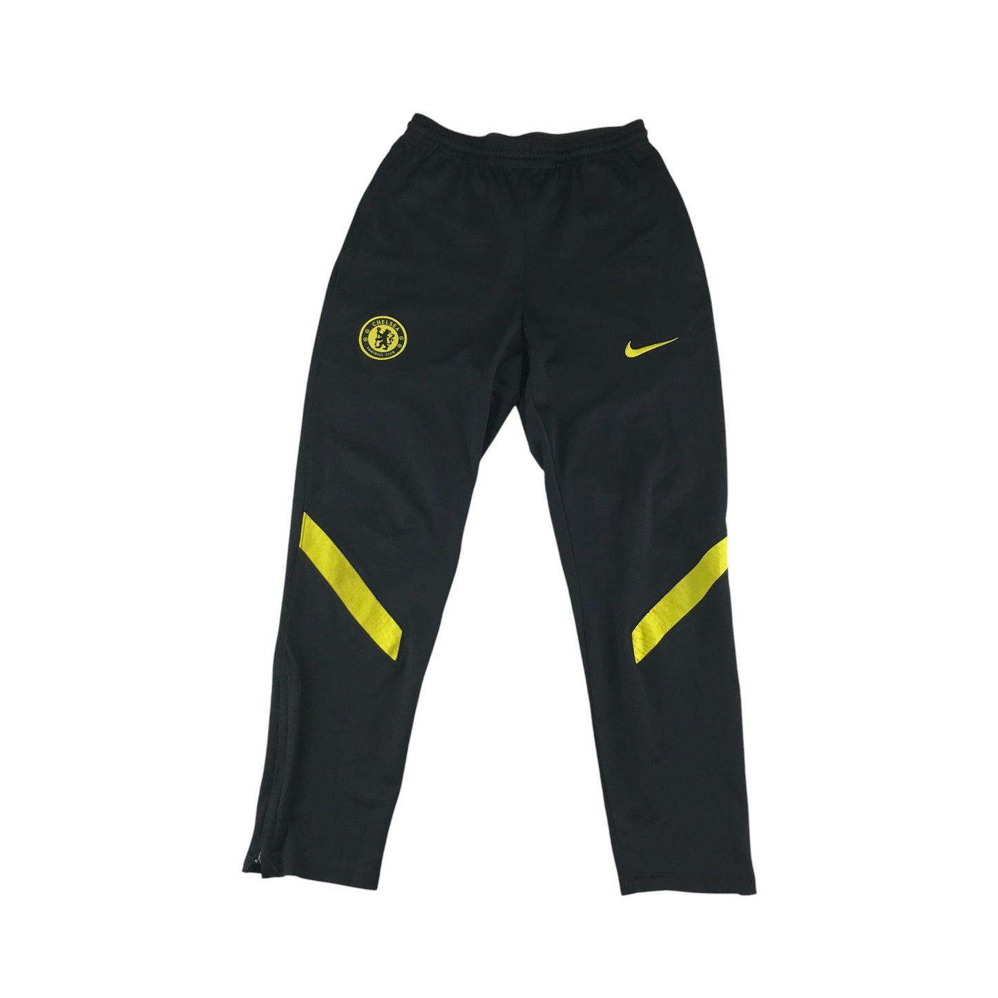 Nike Chelsea FC sport joggers 13-14 years black and yellow slim fit
