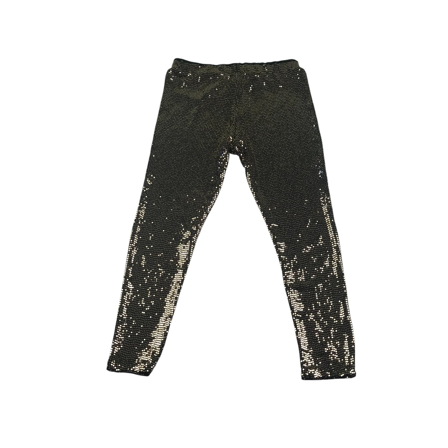Next leggings 8-9 years golden sequins