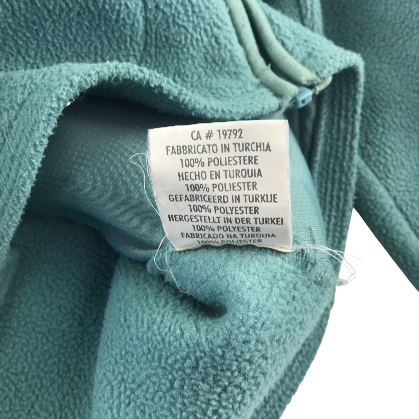 Timberland fleece women's size S dusty blue full zipper