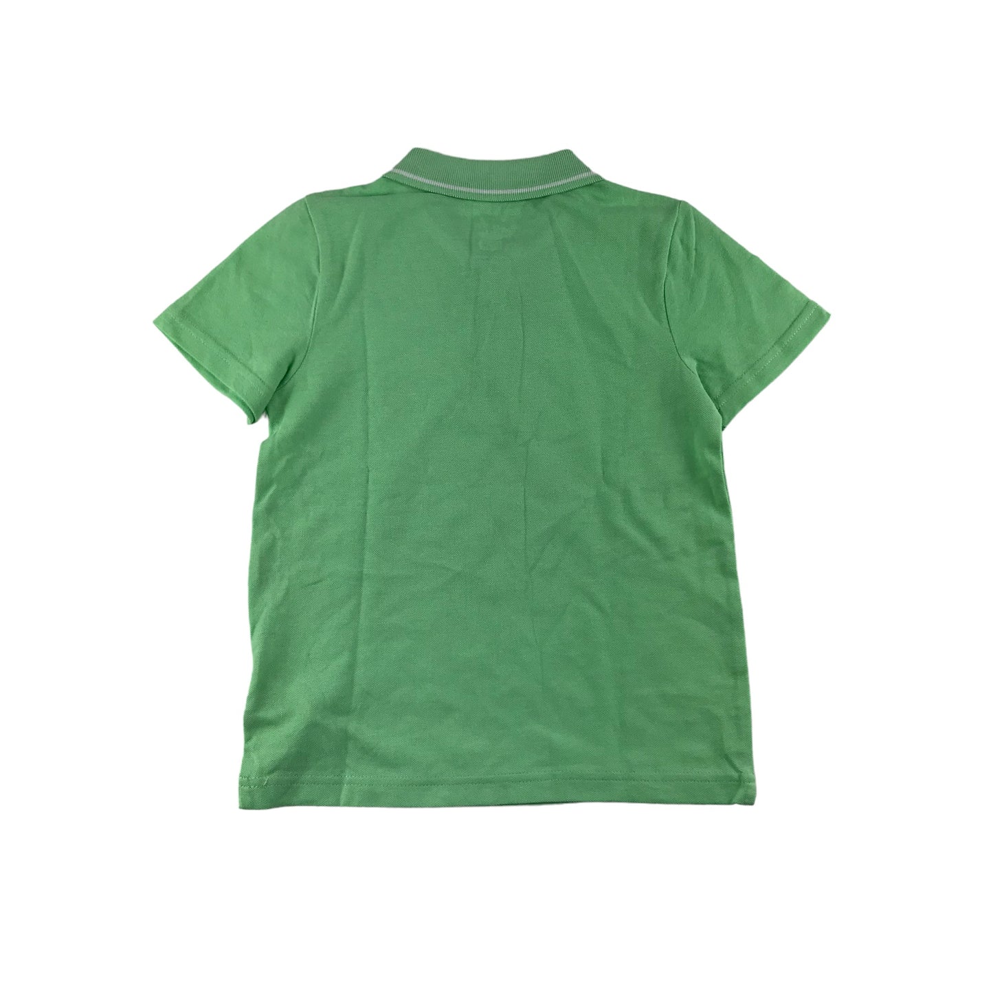 F&F Polo Shirt Age 5 Light Green Short Sleeve Button Up Neck