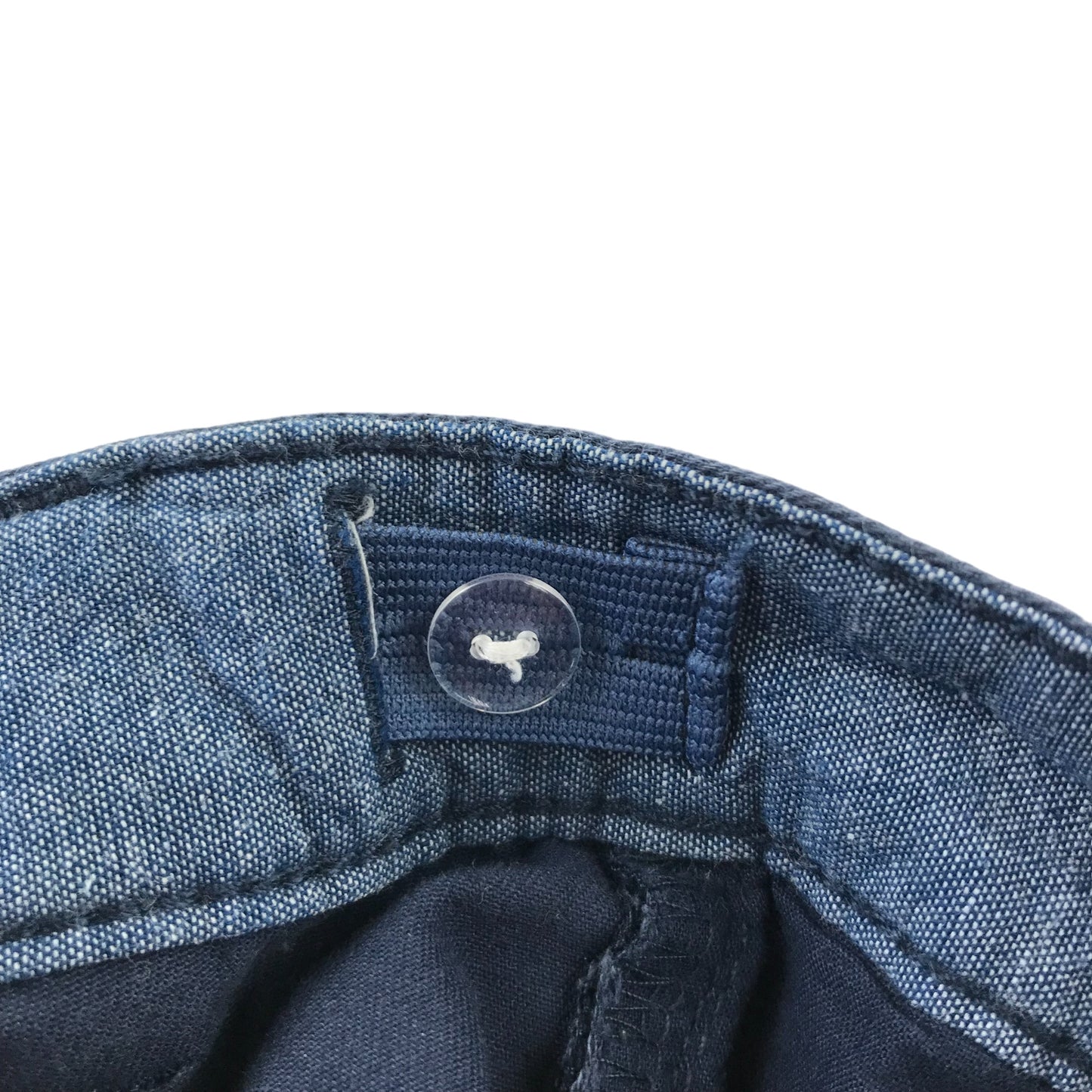 Matalan Shorts Age 7 Navy Blue Chino Style Cotton