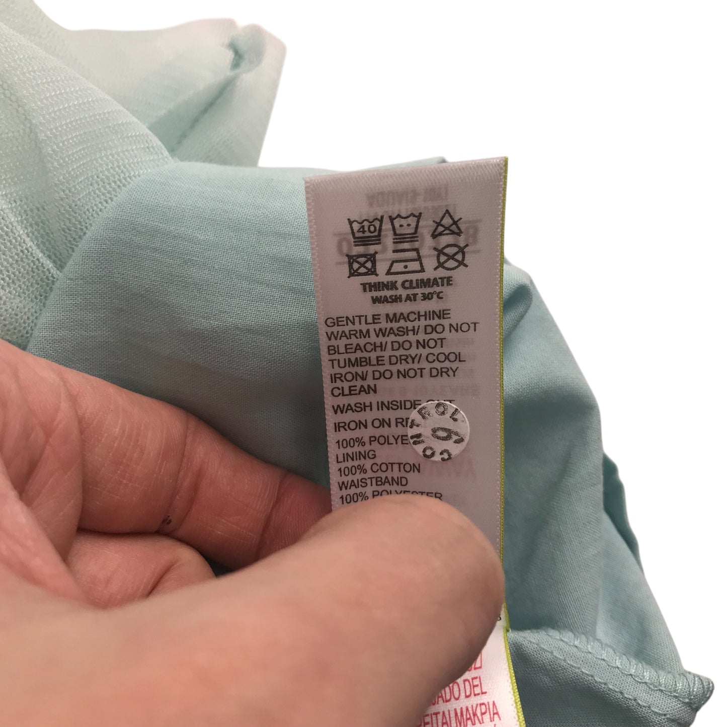 M&S skirt 9-10 years mint blue mesh midi with elasticated waistband