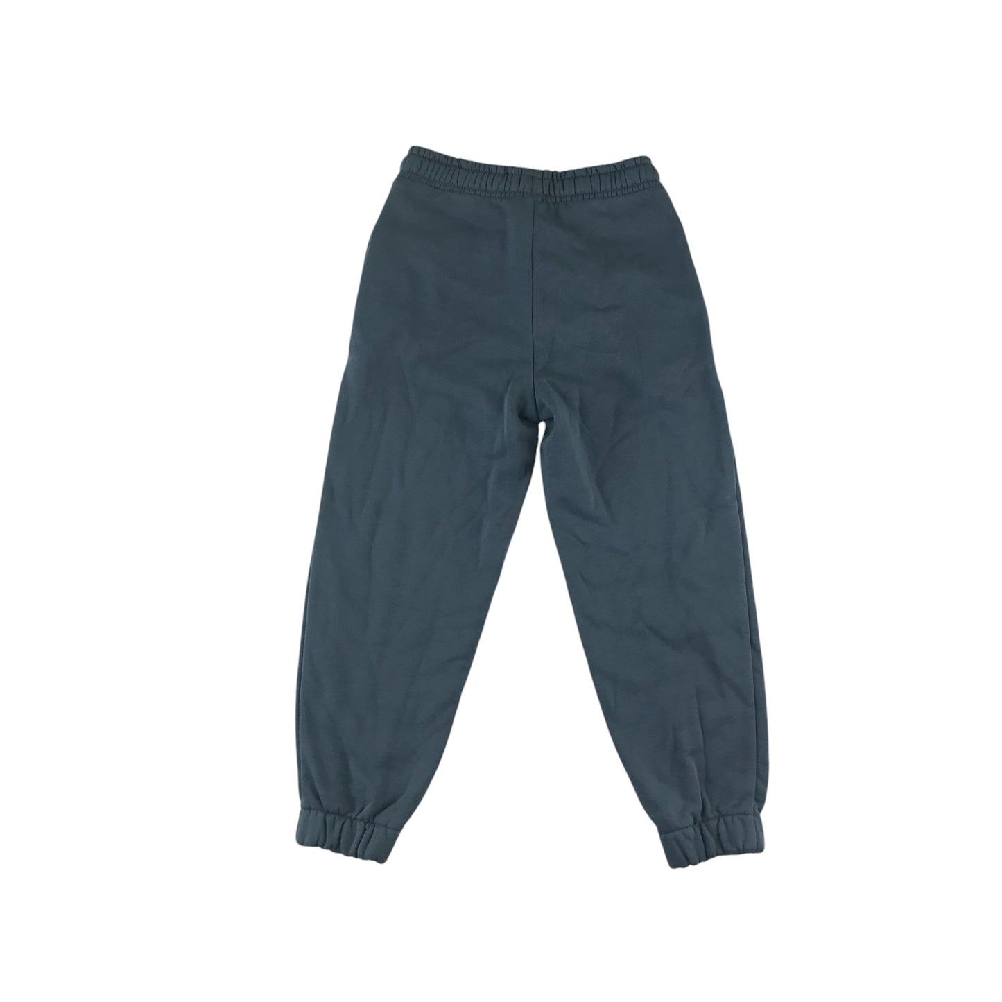 M&S joggers 7-8 years dusty blue plain cuffed legs