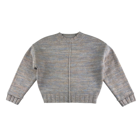 Dunnes Stores sweater 8-9 years grey optical sparkly crewneck